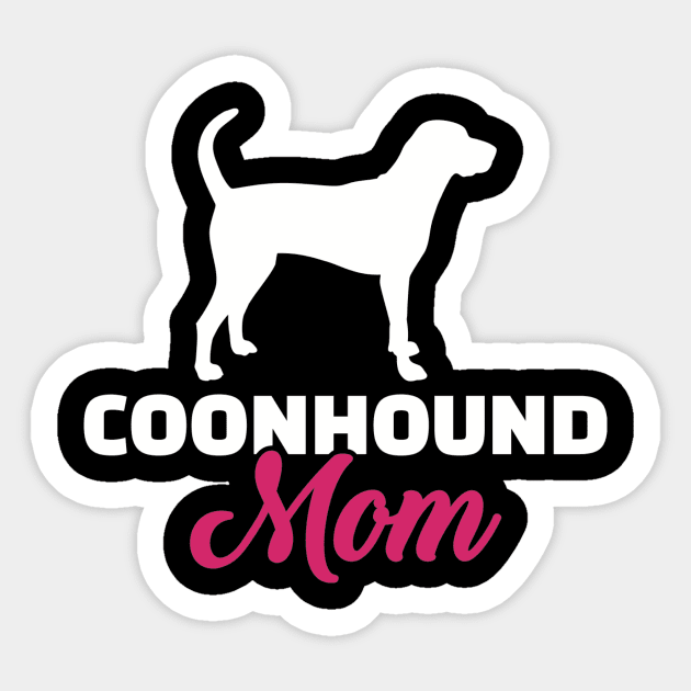 Coonhound mom Sticker by Designzz